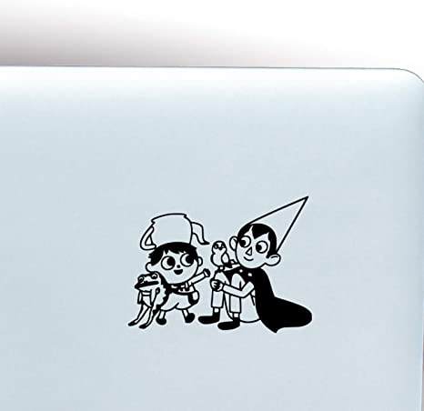 Over The Garden Wall/Wirt and Greg Vinyl Decal Sticker | Color: Black | 5" Tall