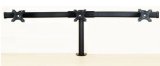 EZM Deluxe Triple Monitor Mount Stand Desktop Clamp Supports up to 3 28002-0019