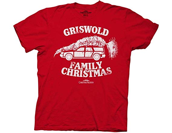 Ripple Junction National Lampoon's Christmas Vacation Adult Unisex Griswold Fam Xmas Light Weight 100% Cotton Crew T-Shirt