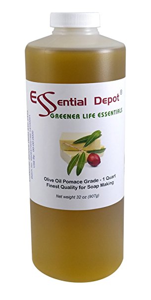 Olive Oil - Pomace Grade - 1 Quart - 32 oz. by Essential Depot