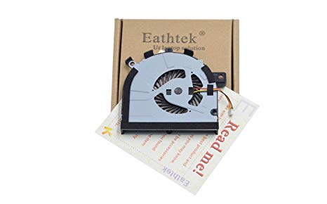 Eathtek Replacement CPU Cooling Fan for Toshiba Satellite E45 E45T E45T-A4100 E45T-A4300 E55 E55D E55DT E55T M40T M50-A Series, Compatible Part Number DC28000DTF0 K000150240