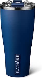 BrüMate Nav XL 32oz 100% Leak Proof Insulated Travel Tumbler with Magnetic BevLock™ Lid - Double Wall Cup-Holder Friendly Stainless Steel Mug (Matte Navy)