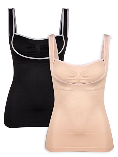 Intimate Portal Power-up Extra Firm Seamless Shaping Camisole with Built in Bra