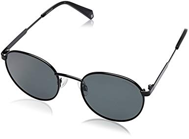 Polaroid Polarized Round Unisex Sunglasses - (PLD 2053/S 807 51M9|51|Grey Color)