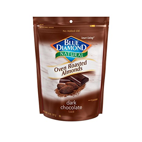 Blue Diamond Oven Roasted Almonds, Dark Chocolate, 14 Ounce