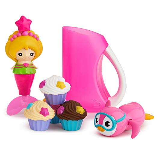 Munchkin Under The Sea Bath Toy & Shampoo Rinser Set