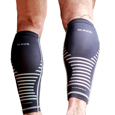 MavaSports Unisex Compression Calf Sleeves (Pair)