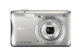 Nikon COOLPIX S3700 Digital Camera with 8x Optical Zoom and Built-In Wi-Fi Silver