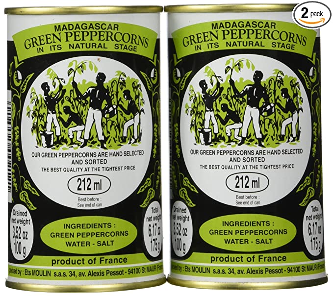 Madagascar Green Peppercorns in Brine - Pack 2