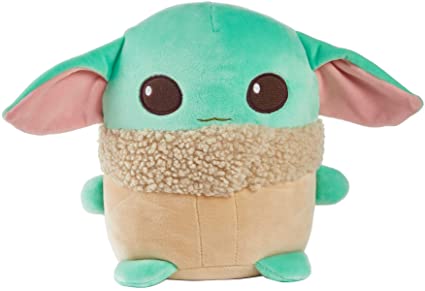 Star Wars Cuutopia 10-inch Grogu Plush, Soft Rounded Pillow Doll Inspired The Mandalorian ‘The Child’ Character, Collectible Gift for Kids & Fans Ages 3 Years Old & Up