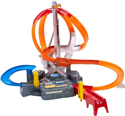 Hot Wheels Spin Storm Playset, Frustration-Free Packaging