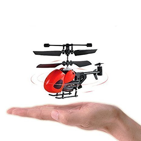 Hummingbird Super Mini 3.5CH RC Helicopter With Gyro and LED ,Color RED