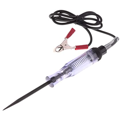 Haobase DC 6V/12V/24V Auto Truck Car Electrical Circuit Continuity Tester Test Light Pen Tool with Indicator Light