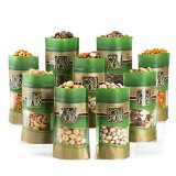 Holiday Mixed Nuts Gift Box - 9 Gourmet Variety Pack 45 Oz - Great for Gift Giving Or As an Everyday Snack - Oh Nuts