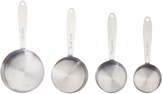 Farberware Professional Stainless Steel Measuring Cups, Set of 4