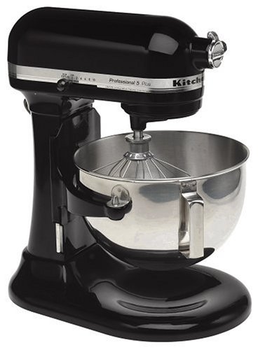 KitchenAid Professional HD Series Stand Mixer RKG25HOXOB , 5-Quart, Onyx Black, (Certified Refurbished)