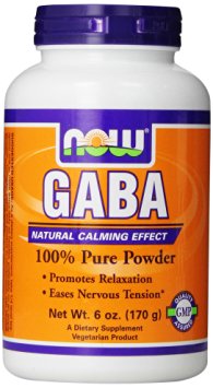 NOW Foods Gaba Pure Powder, 6 Ounces