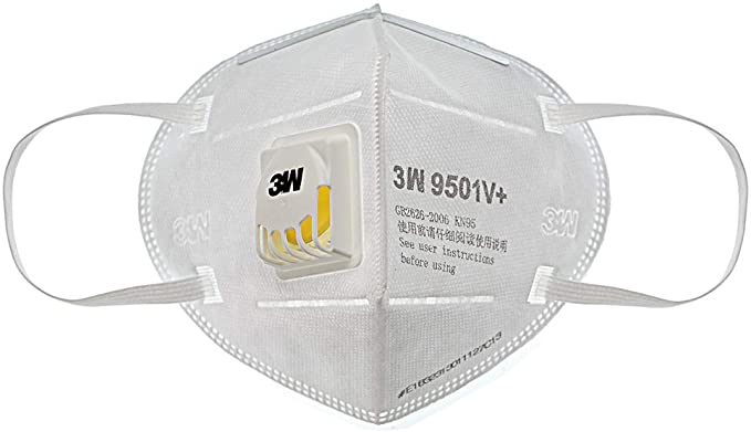 SIRUIBO ɴ95 Måsk Dust Against Respirator Valved Soft and Breathable Facial Protective cover (3 Pcs)