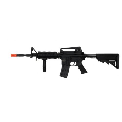 Lancer Tactical LT-04B M16 RIS Electric Airsoft Gun Metal Gear FPS-400(Airsoft Gun)