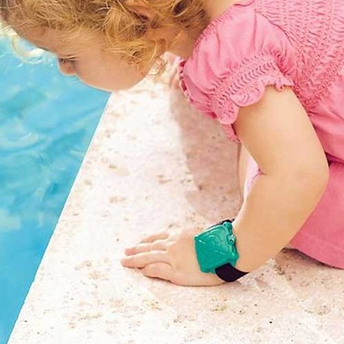 Safety Turtle Swimming Pool Alarm w/ Green Wristband