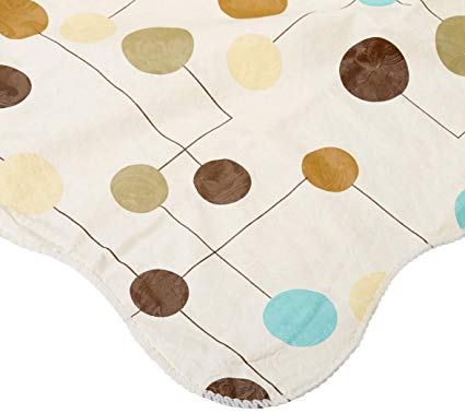 Artisan Flair AF4760-156 Coloful Polka Dots Vinyl Tablecloth Waterproof Rectangle-47 x 60"