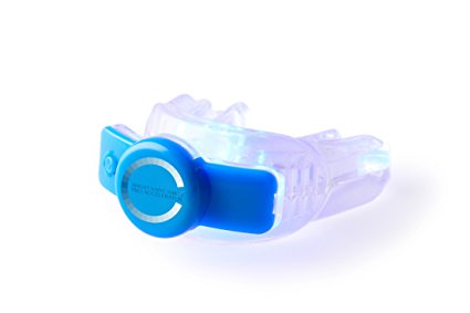 Bright White Smiles Teeth Whitening Accelerator 5 LED Light w/ Duplex Soft Tray - Choose Color - Works w/ All Carbamide & Hydrogen Peroxide Gels and Whiteners (Blue)