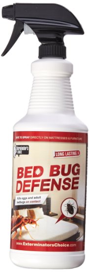 Bed Bug Defense- By Exterminator's Choice- BedBug Killer and Repellent|32oz All Natural, Effective Spray- Home Insect Repellent | Spray BedBugs|Bug Repellent | All Natural Repellent ...