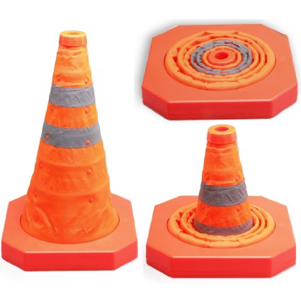 Cartman Collapsible Traffic Safety Cone 15,5 Inches (1pk)