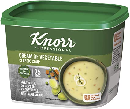 Knorr Classic Cream of Vegetable Soup Mix, 25 Portions (Makes 4.25L)