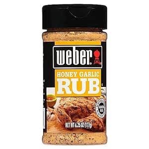 Weber Honey Garlic Rub, 6.25 Ounce Shaker