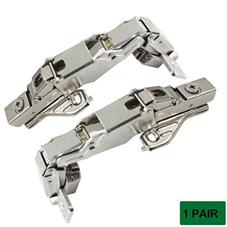 Probrico Face Frame Mount Soft Closing 165 Degree Full Overlay Cabinet Hinges,1 Pair