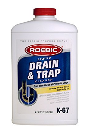 Roebic K-67L-Q-12 32-Ounce Liquid Drain And Trap Cleaner