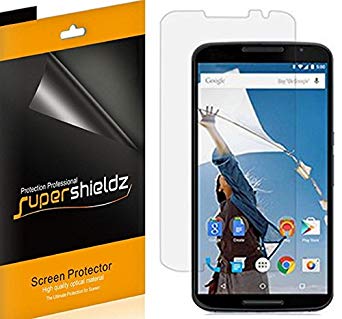 [6-Pack] Supershieldz-Anti-Glare & Anti-Fingerprint Screen Protector Shield for Motorola Google Nexus 6   Lifetime Replacement