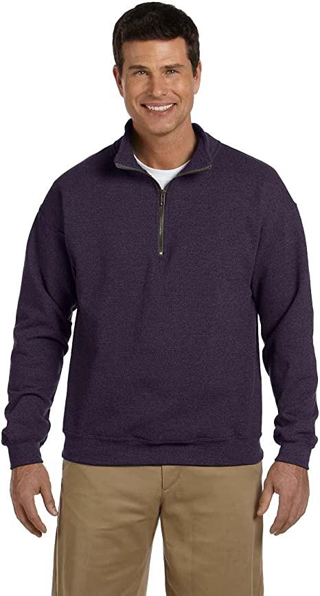 Gildan mens Fleece Quarter-zip Cadet Collar Sweatshirt, Style G18800