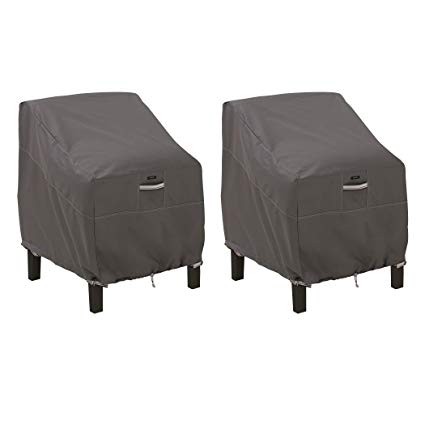 Classic Accessories Ravenna Patio Lounge Chair Cover, Large (2-Pack)