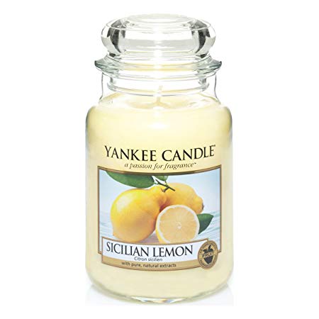 Yankee Candle 1230635E Large Jar Candle, Sicilian Lemon