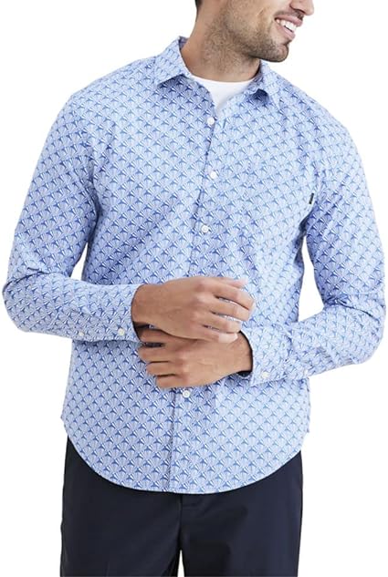 Dockers Men's Regular Fit Long Sleeve Casual Shirt (Regular and Big & Tall)