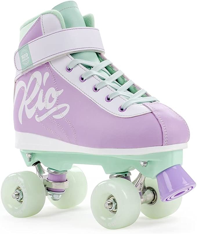 Rio Roller Milkshake Roller Skates - Indoor/Outdoor Quad Roller Skates for Women, Girls