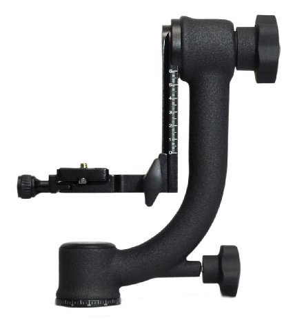 Opteka GH1 Pro Heavy Duty Metal Gimbal Head Supports up to 30lbs