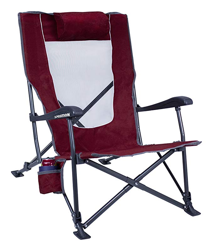 GCI Outdoor Low-Ride Reclining Camping Chair