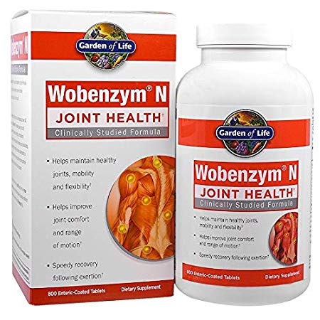 Wobenzym N Enteric Coated Tabs, 800-count Bottle (100-Count)