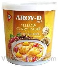 AROY-D Yellow Curry Paste Pack of 1X@400g