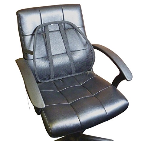 Mesh Lumbar Back Rest Support - Very Firm & Flexible - Fits Almost Any Chairs, Office Chairs, Car/Van Seats