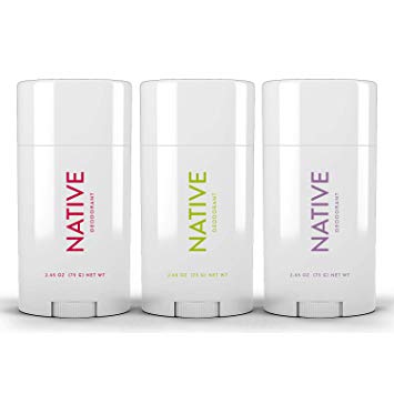 Native Deodorant - Natural Deodorant - Vegan & Cruelty Free - Free of Aluminum, Parabens & Sulfates - Born in the USA - 3 Pack - Cranberry & Plum, Pear & Lavender, Hibiscus & Mint…