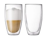 Bodum Pavina 15-Ounce Double-Wall Thermo Large Glass Set of 2