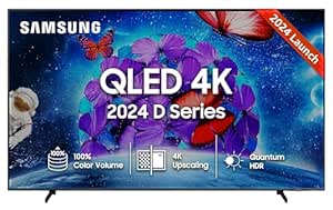 Samsung 138 cm (55 inches) QE1D Series 4K Ultra HD QLED Smart TV QA55QE1DAULXL (Black)