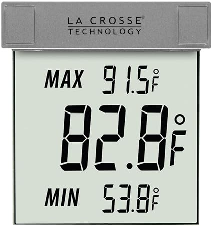 LA CROSSE TECHNOLOGY LCRWS1025, Outdoor Window Thermometer