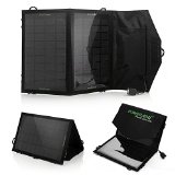 Poweradd 7W Solar Charger Portable Foldable Solar Panel Charger for Apple iPhone 6s Plus 6s 6plus 6 5s 5c 5 iPad Pro iPad Air 1 2 iPad mini 4 3 2 Samsung Galaxy S6 Edge S5 S4 Note 4 Note 3 LG G4 G3 HTC GPS Gopro Camera Bluetooth Speaker and More