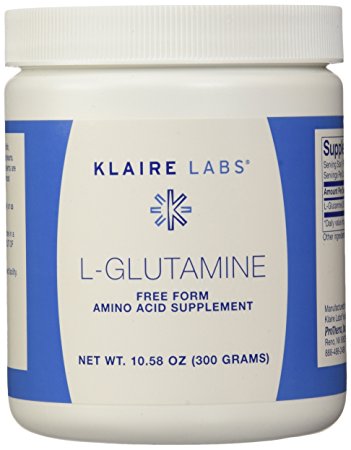 Klaire Labs L-Glutamine Powder, 300 Gram