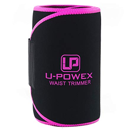 UPOWEX Waist Trainer for Women & Men - Premium Waist Trimmer - Include Carry Bag - 100% Life Time Guarantee